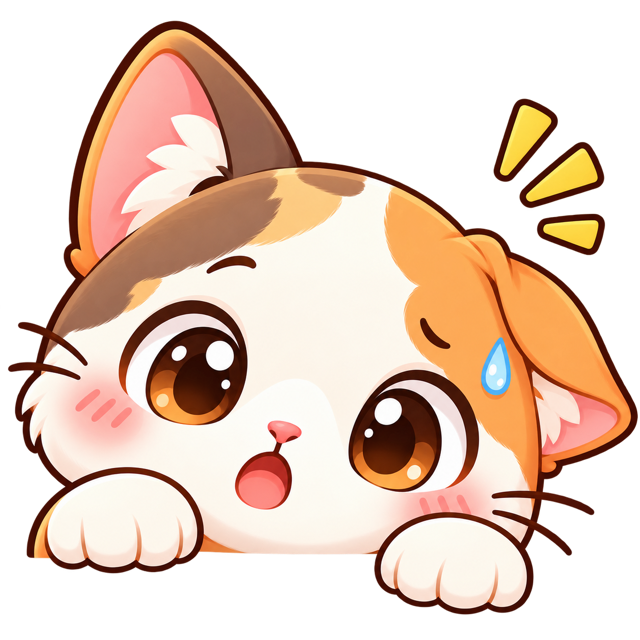 Oops cat